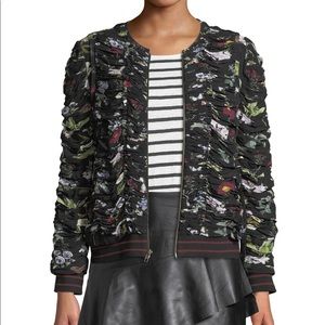 NWT Joie floral bomber jacket SIZE SMALL